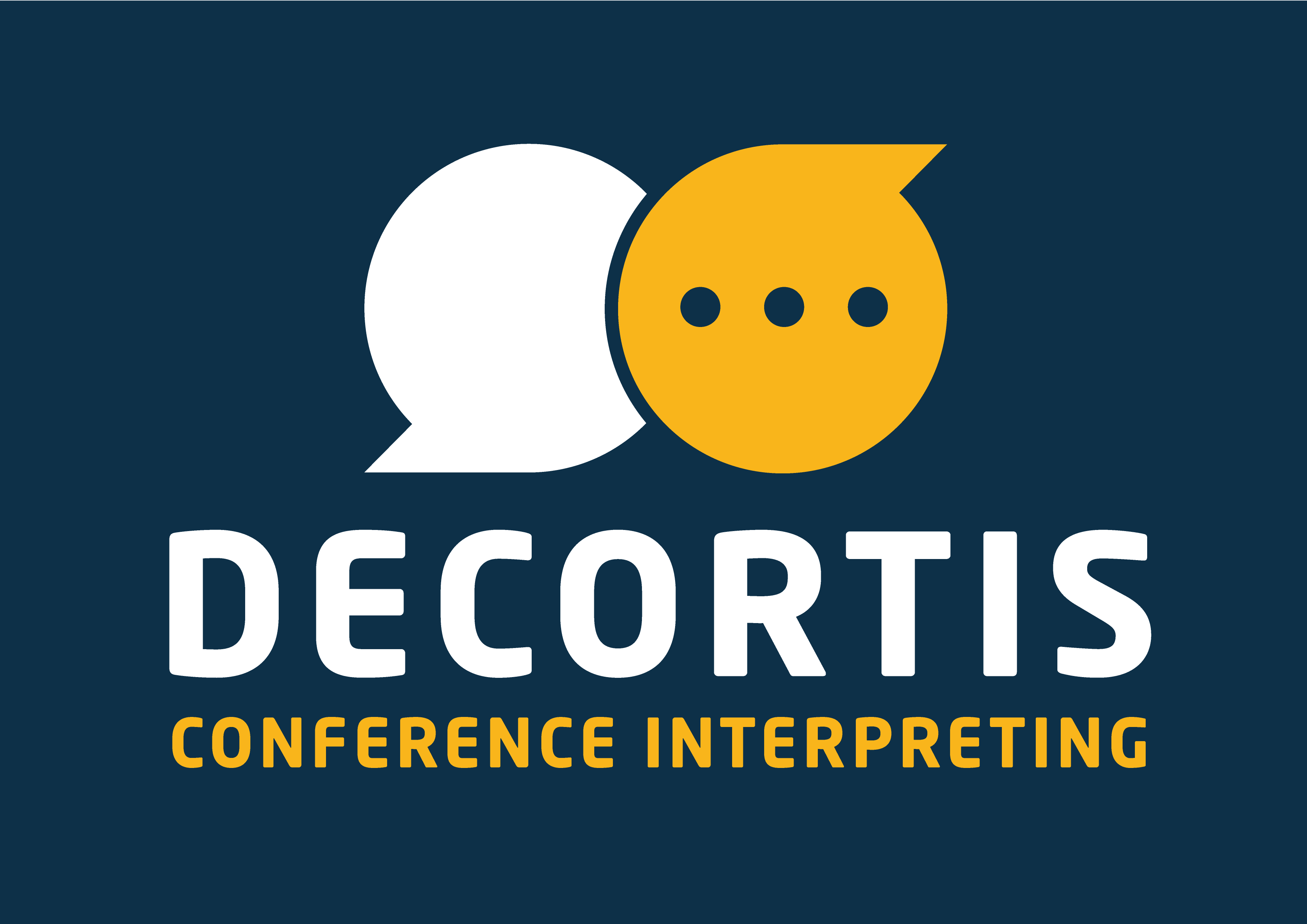Decortis Conference Interpreting Logo